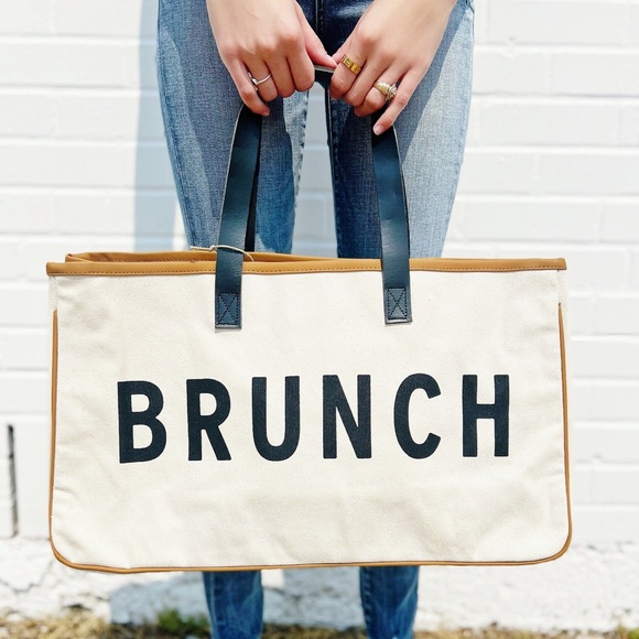 Infinity Raine Handbags - Canvas Tote - Brunch